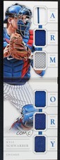 2016 National Treasures Armory Materials Booklet /99 Kyle Schwarber Rookie RC