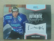 EBEL 2012/13 Authentic Signatures Andras Horvath Playercards Alba Volan