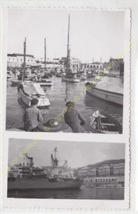 CPA Photo RPPC Algeria Alger Le Port Multivues 2 Vues N2 - Picture 1 of 1