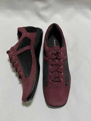 Naturalizer Purple Leather Lace up Shoes Size 6M Comfort Shoes Sporty NWOT - Image 1 of 4