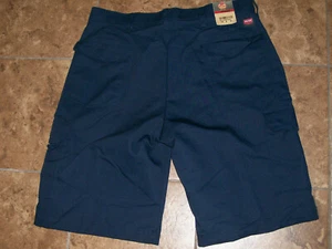 Red Kap PT66 Men's Cargo Shorts Navy 34 x 12 NWT - Picture 1 of 4