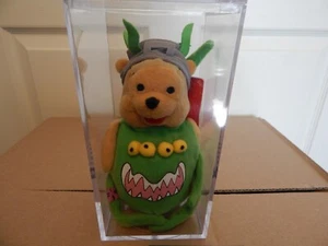 DISNEY WINNIE THE POOH MONSTER POOH PLUSH MINI BEAN BAG NWT WITH ACRYLIC BOX - Bild 1 von 10