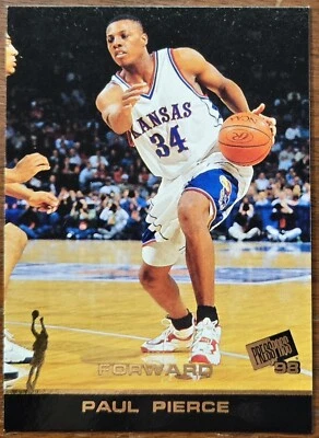Pase de prensa Paul Pierce 1998 RC #5 Kansas Jayhawks Foto 1 de 2