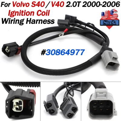 30864977 Arnés de enchufe conector bobina de encendido para Volvo S40 y V40 Plug and Play Foto 1 de 4