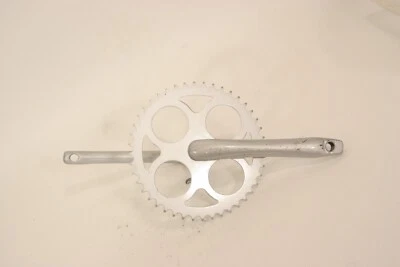 Juego de bielas Fuji de una pieza 1 x 44T plato de acero 170 mm brazos gris FBC3 Foto 1 de 2