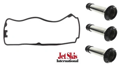 Seadoo 4-Tec Spark Plug Pipes 420851754 & Valve Cover Gasket Kit  GTR GTX GTI - Image 1 of 4