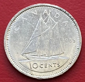 1985 CANADA 10 CENTS | CANADIAN TEN CENT COIN | QEII - Picture 1 of 3