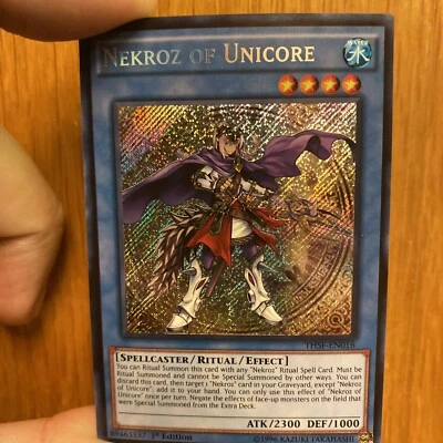 Nekroz of Unicore THSF-EN016 1st Ed Secret Rare – The Secret Forces – NM - Image 1 of 3