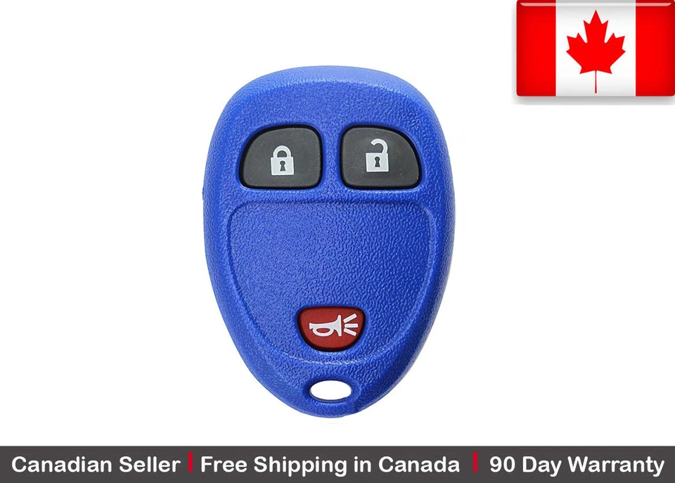 1x Blue Replacement Keyless Entry Remote Control Key Fob For Chevy Buick Pontiac - Image 1 of 1