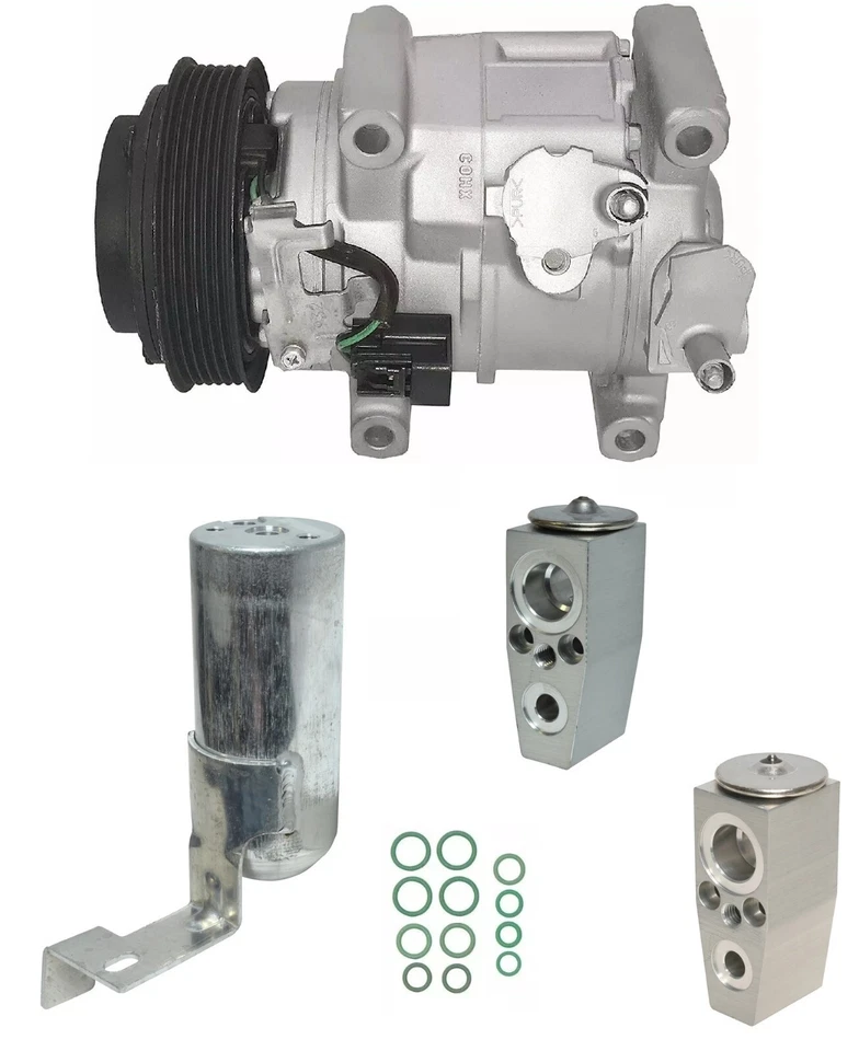 RYC Reman AC Compressor Kit E033 Fits Dodge Grand Caravan 3.6L V6 2015 W/Rear AC - Изображение 1 из 4