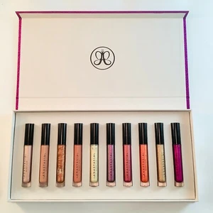 Anastasia Beverly Hills Holiday Lip Gloss Set LIMITED EDITION 10 PC Lipgloss NEW - Picture 1 of 5