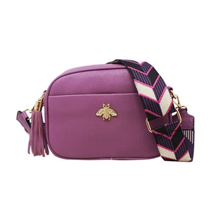 Colorful Crossbody Strap Bee Handbag Women Tassel Camera Bag CXJ2303 - Picture 1 of 24