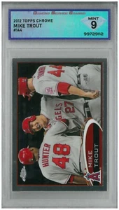 2012 Topps Chrome MIKE TROUT #144 ๐ DSG 9 Mint - Picture 1 of 2