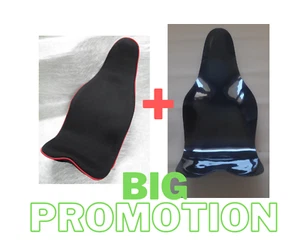 Sitz und Bezug des neuen schwarzen Liege-Trike-Stuhls Longchair Komfortpolster - Bild 1 von 10