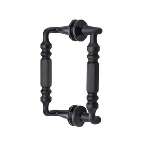 Rondo 8" Back-to-Back Double Sided Pull - Matte Black - Picture 1 of 2