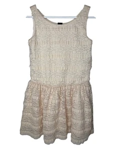 Gap Dress Girls Lace Tiered Ruffles Size XXL 14 16 Kids Cottagecore Sleeveless - Picture 1 of 13