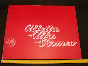 ALFA ROMEO DEPLIANT NUOVO ALFETTA 1 SERIE 1800 ORIGINALE PROMO PROSPEKT q20 - Foto 1 di 8