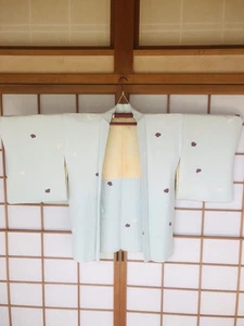 252 [Authentic & Vintage] Japanese Kimono Men's/Women's Robe Yukata Japan - Picture 1 of 8