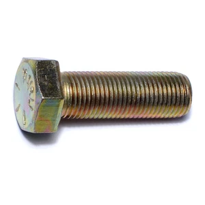 1/2"-20 x 1-1/2" Zinc Grade 8 Hex Cap Screws (10 pcs.) - Picture 1 of 1