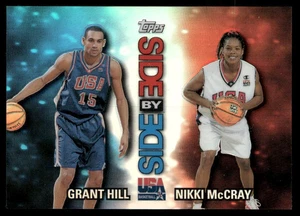 2000 Topps Team USA Side by Side Dual Refractor #SS12 Nikki McCray/Grant Hill - Imagen 1 de 2