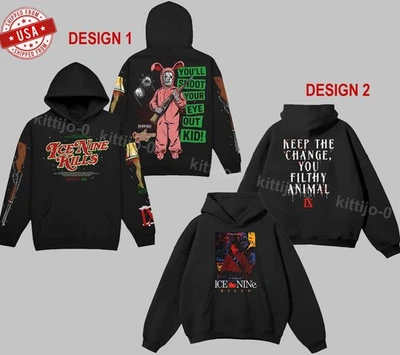 ¡¡¡OFERTA!!! Ice Nine Kills A Christmas Gory 2025 reimpresión sudadera con capucha, envío rápido Foto 1 de 3