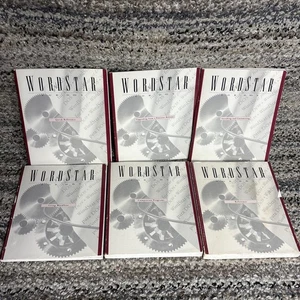 WordStar for DOS Ver 7.0 Manuals 6 Books Reference Installing Companion Programs - Picture 1 of 13