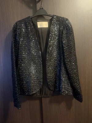 Blazer Vintage Oscar De La Renta Lentejuelas Talla 8  Foto 1 de 3