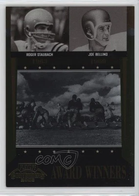 2006 Playoff Contenders Award Winners /1000 Joe Bellino Roger Staubach HOF - Image 1 of 2