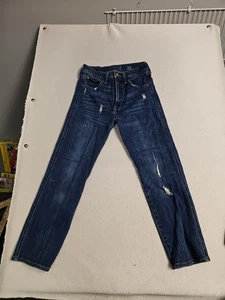 Jeans donna Lucky Brand Authenic taglio dritto effetto invecchiato taglia 2/26 - Foto 1 di 8