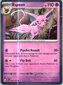 Espeon - (Kosmos Holo) Rare Diverse Karten & Produkte 033/131 NM - Bild 1 von 2