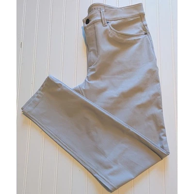 Calça Slim Fit Masculina Infinita 7 Diamantes Cinza Pedra W32 L32 Mistura de Poliéster - Imagem 1 de 4