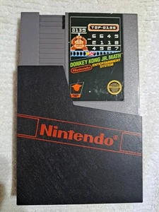 Donkey Kong Jr. Matemáticas (Nintendo Entertainment System) 5 tornillos PROBADO, NES! - Imagen 1 de 4