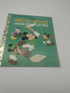 1979 A Little Golden Book Series Walt Disney MICKEY MOUSE AND THE GREAT LOT PLOT - Picture 1 of 9