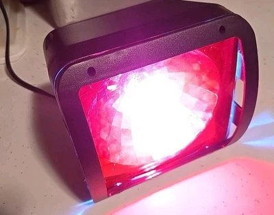 Lite F/X Curved Strobe Light 1818X Lamp Flashing Red & Clear Adjustable Speed - Image 1 of 4