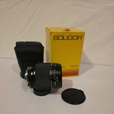 Soligor C/D Macro MC 90mm F/2.5 f. Minolta MD Mount - Image 1 of 4