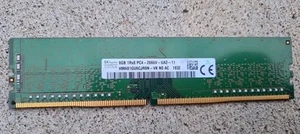 SK Hynix 8GB PC4-2666V-E DDR4 U-DIMM ECC - HMA81GU7CJR8N-VK SERVER MEMORY - Afbeelding 1 van 2