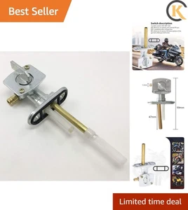Aftermarket Fuel Valve Petcock Assembly for Yamaha, Kawasaki & Suzuki - Picture 1 of 11