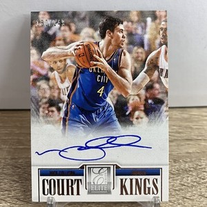 2012-13 Elite Nick Collison Court Kings Auto /249 On Card Thunder