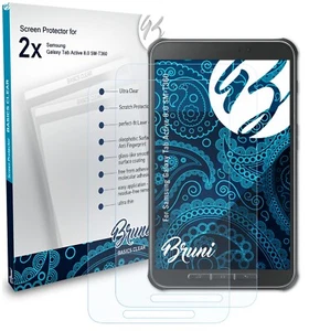 Bruni 2x Protecteur d'écran pour Samsung Galaxy Tab Active 8.0 SM-T360 - Photo 1/4