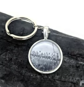 New Iron Workers Key Chain Lunch Break Center High Rise Construction Local Art - Picture 1 of 1