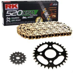 Kit Chaîne Kymco Mxer 150 02-13 Chaîne RK GB 520 Xso 78 Ouvrir Or 14/30 - Picture 1 of 4