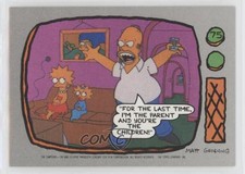 1990 Topps The Simpsons For last time I'm parent and you're children! #75 02b4