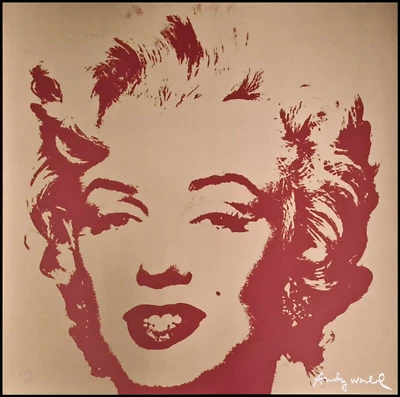 ANDY WARHOL * Marilyn Monroe * lithograph * limited # xx/2400 CMOA signed - Bild 1 von 4