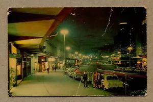 SMALLBROOK RINGWAY BY NIGHT, BIRMINGHAM, ENGLAND. 1950's SOUVENIR, POSTCARDS - Picture 1 of 2