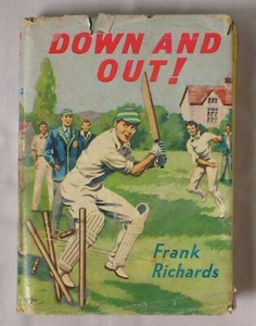 UK Ed DOWN AND OUT! Frank Richards HARDCOVER FANFARE SERIES BOOK - Imagen 1 de 3