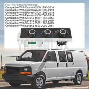 Front Climate Control Module for 1996-2019 Chevy Express GMC Savana Safari G3500 - Picture 1 of 12