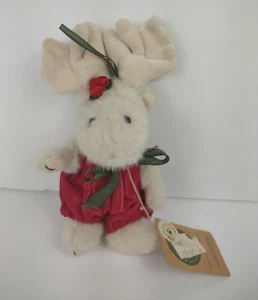 Boyds Bear Plush Mabel Witmoose Miniature Christmas Ornament 56172 7" tag  - Picture 1 of 6