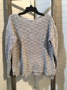 Madewell Damen Pullover Pulli Größe XL Grau Kreuzwebmuster 266 - Bild 1 von 12