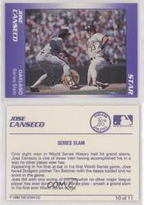 1990 Star Jose Canseco Purple Jose Canseco #10