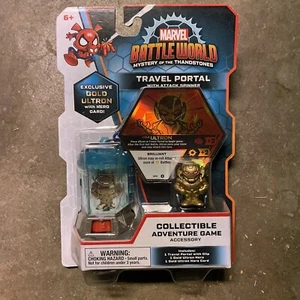 New Funko Marvel Battleworld: Series 1 Travel Portal – Gold Ultron HERO CARD - Picture 1 of 3